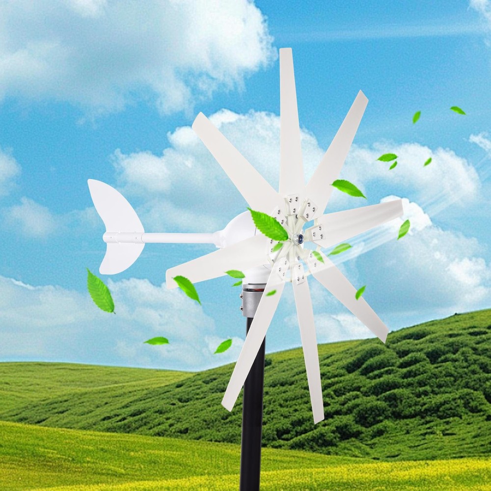 1200W Wind Turbine Generator 24V Controller Home Windmill Kit