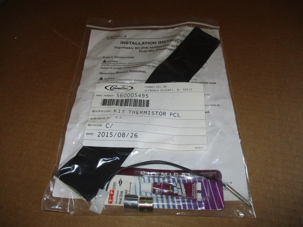 *NEW Cornelius 560005495 Thermistor Sensor Kit PCL