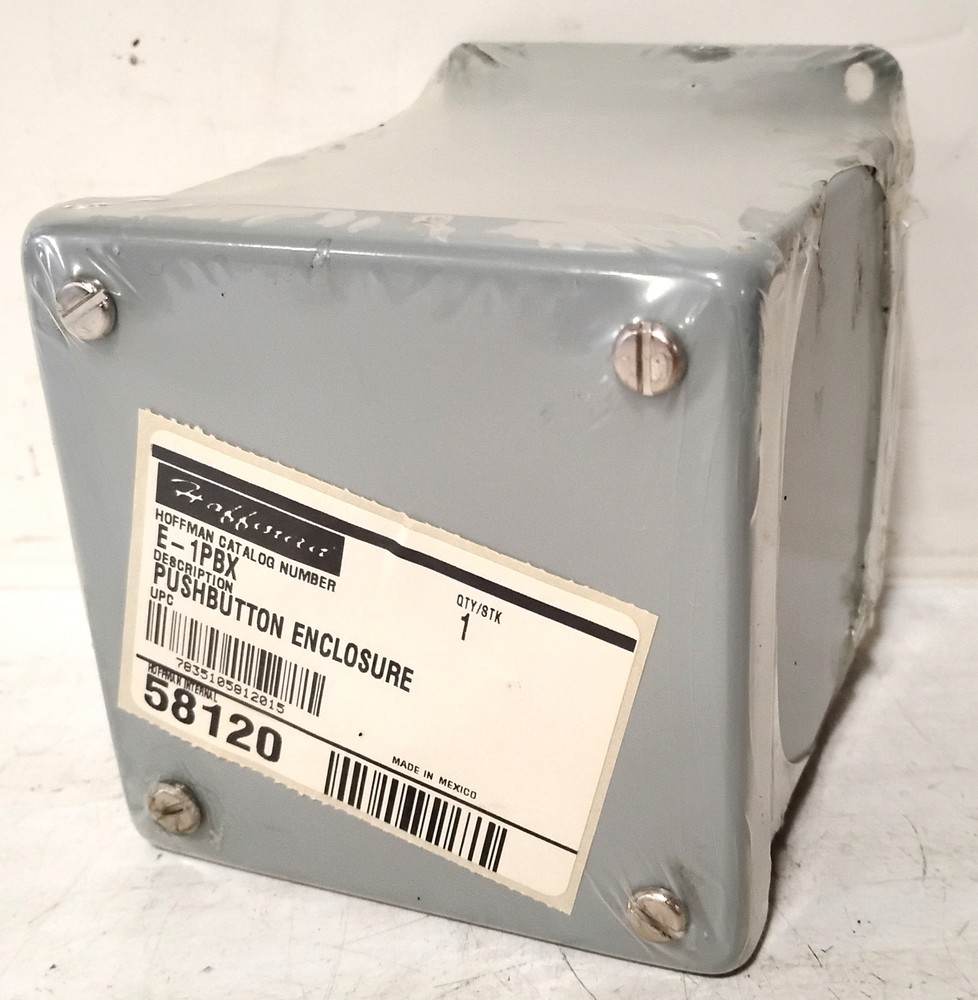 Hoffman E1PBX Gray NEMA 12 Pushbutton Enclosure