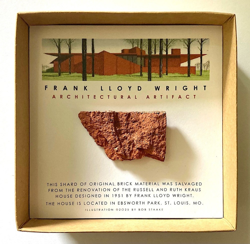 Frank Lloyd Wright Architectural Artifact - Original Brick Shard