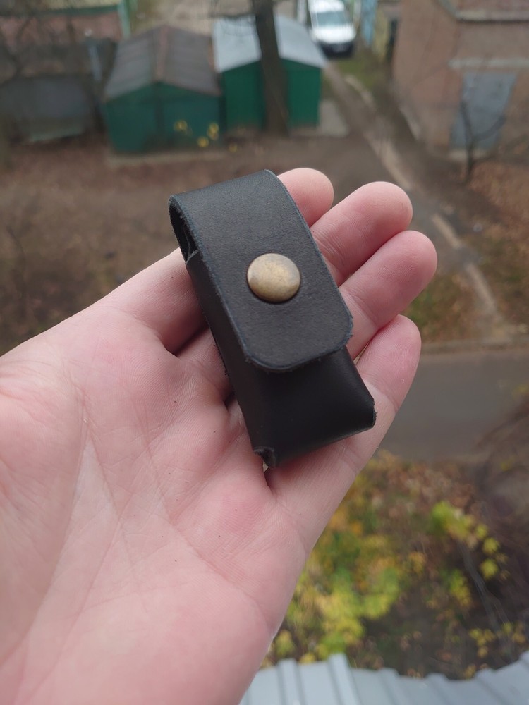 Leather case with belt loop for  Leatherman Micra