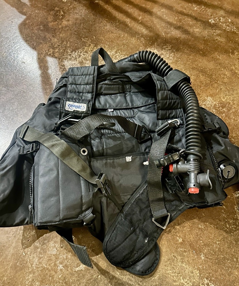 Zeagle Buoyancy Compensator Black Scuba Diving BCD