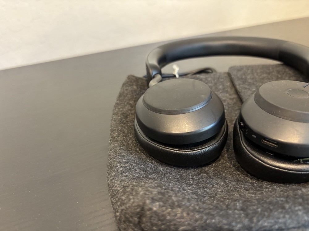 Jabra Evolve2 65 Stereo Wireless Headset (MS Teams, USB-C) - Black No Adapter