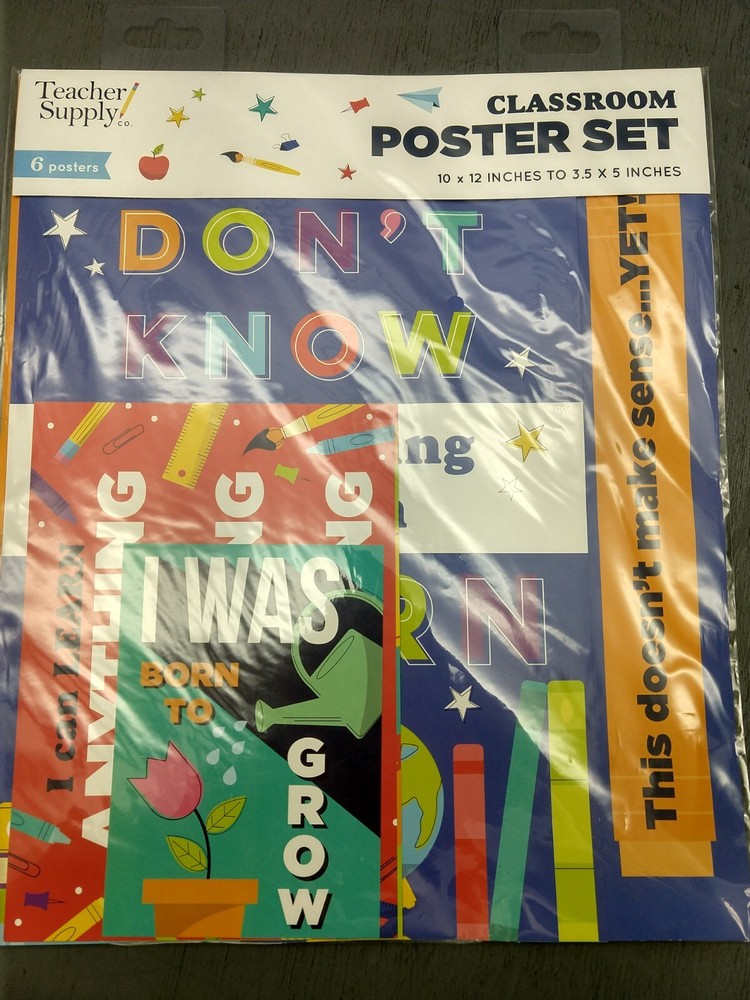 Teacher Supply Co. 9 Pc. Classroom Combo Set - E5C