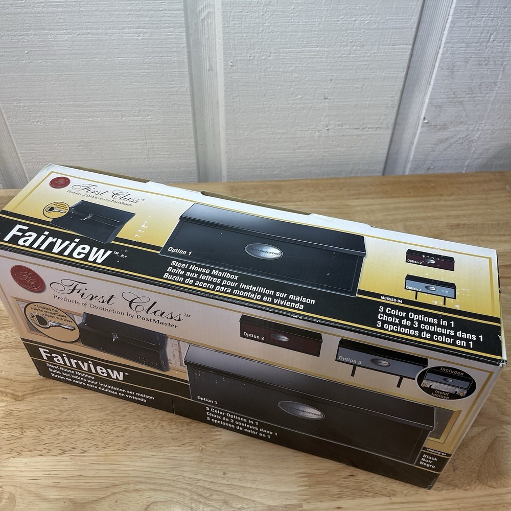 First Class Postmaster Steel house Mailbox