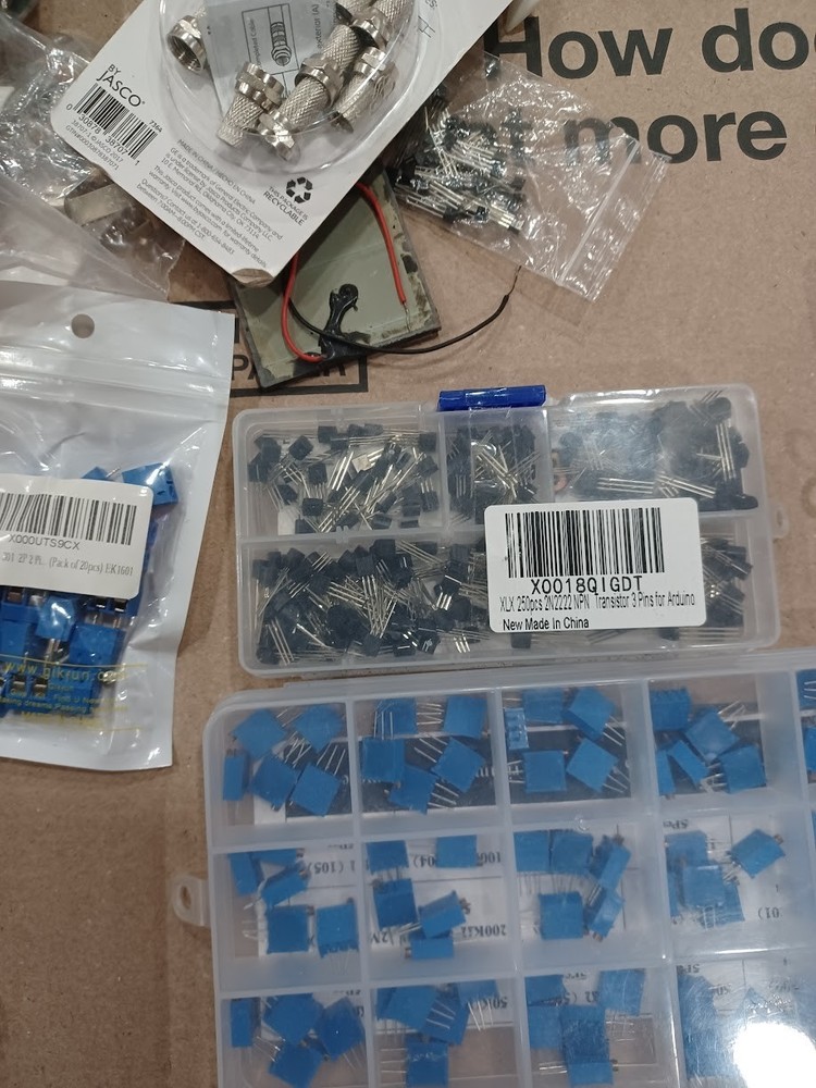 HOBBY Arduino Large Electronics Components Lot Breadboards, Modules, Transistors