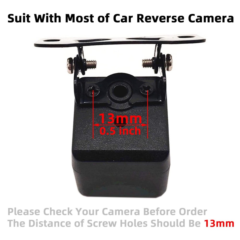 Car Rear Camera Mounting Bracket Kit - Universal Adjustable Vehicle Backup Ca...