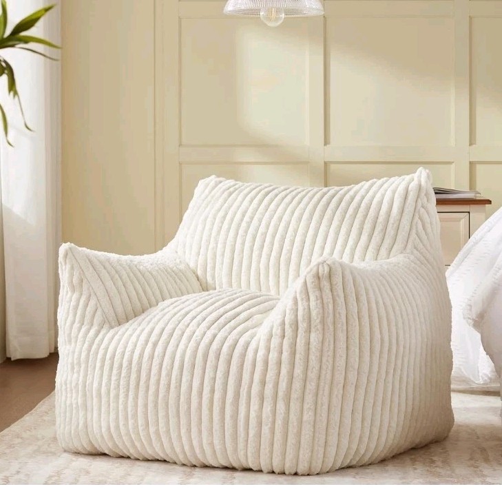 Giant Bean Bag Chairs for Adults Teens, Large Bean Bag Sofa Chairs with Filling