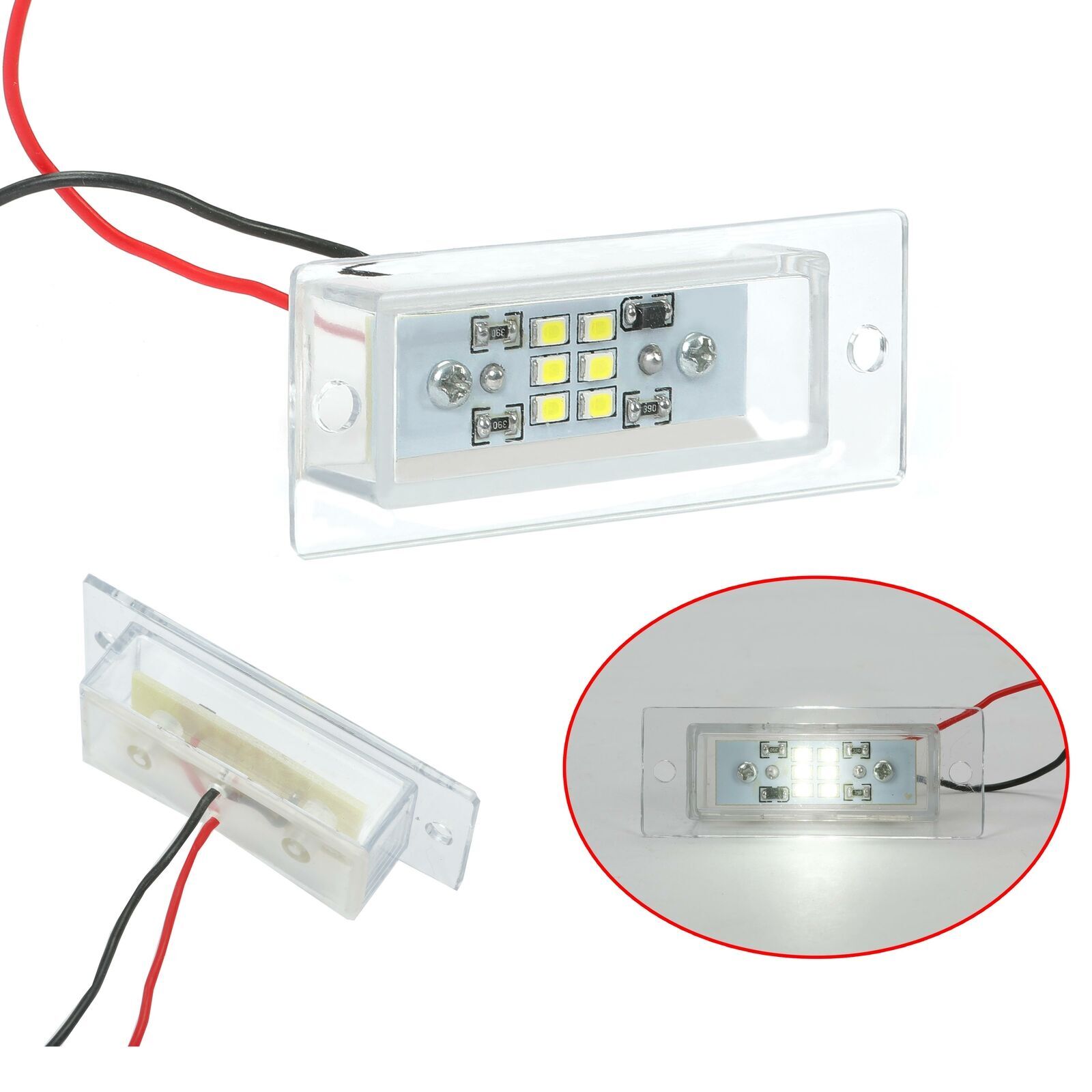 Rear Bumper Roll Pan w/LED License For 1999-2007 Chevy Silverado GMC Sierra 1500