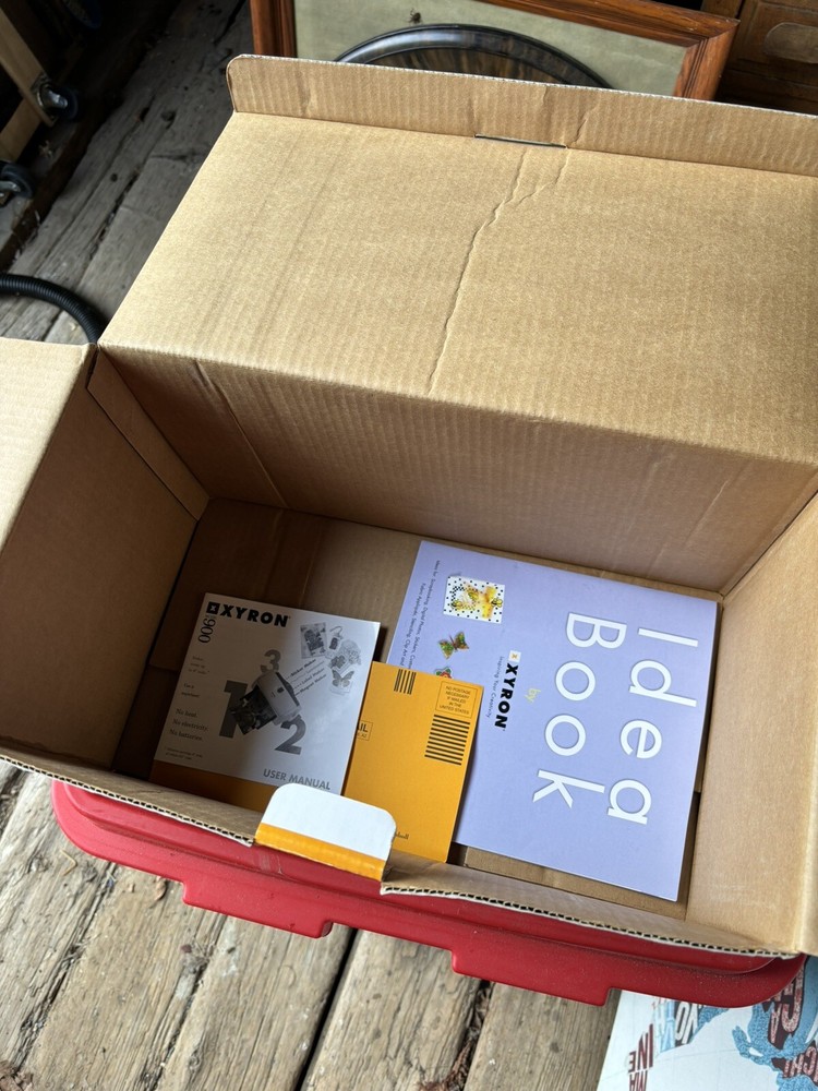 XYRON Model 900 Laminating Machine Sticker Label Maker Box Ex++