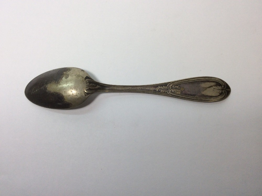 Rogers & Bro Silverplate Teaspoon 1848 Olive Monogrammed Flatware