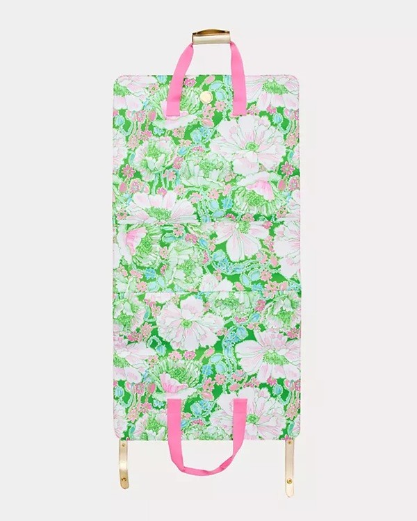 Lilly Pulitzer Garment Bag In Putting Green Poppyland-NWT-Fast