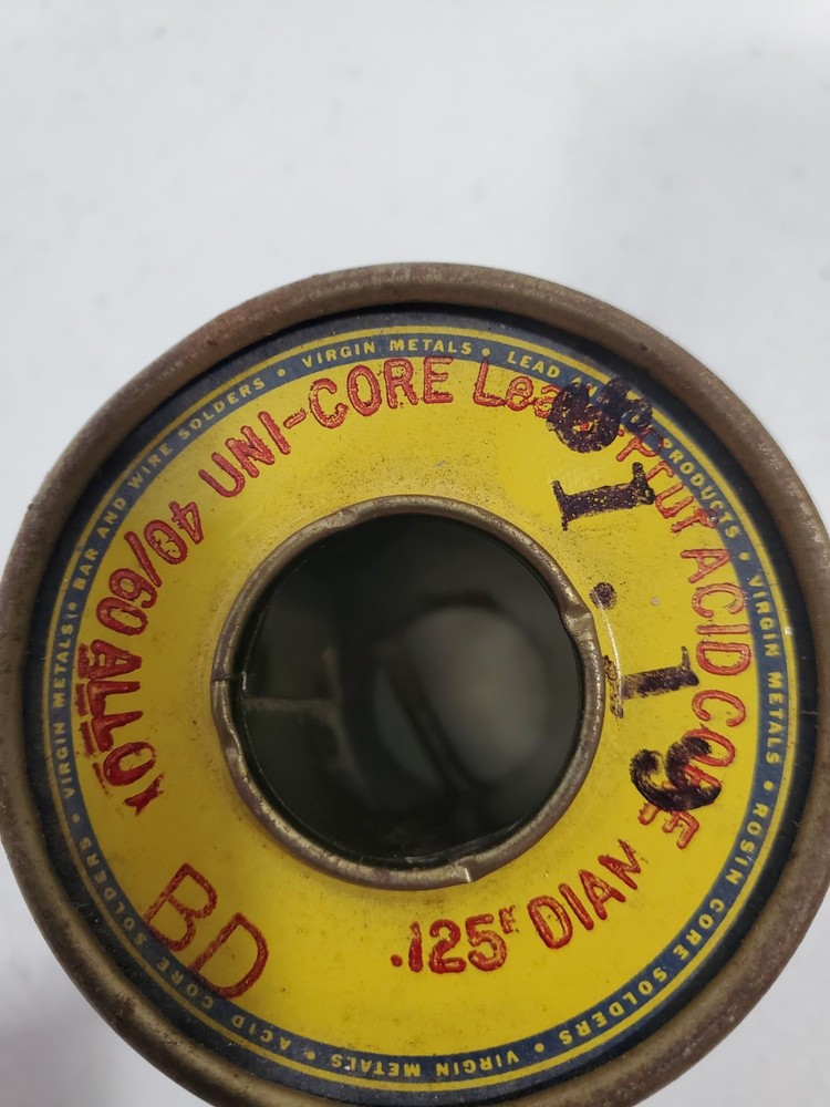 Alpha Solder 40/60 Acid Core .125 diameter