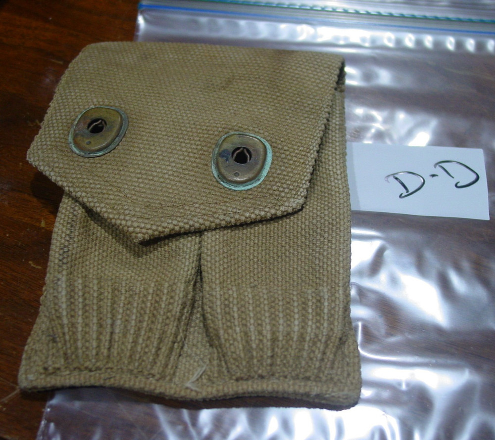 Original WWI Mills 1911 Magazine Pouch Dated 1918 DD