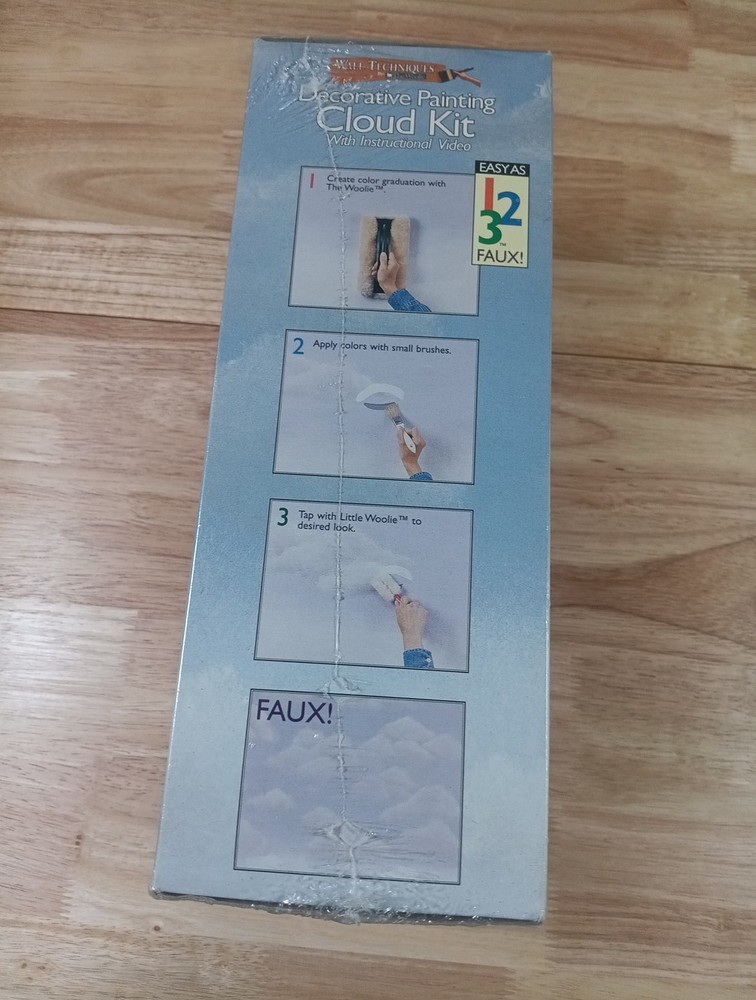 Woolie Cloud Kit Decorative Painting Wall Techniques New Sealed