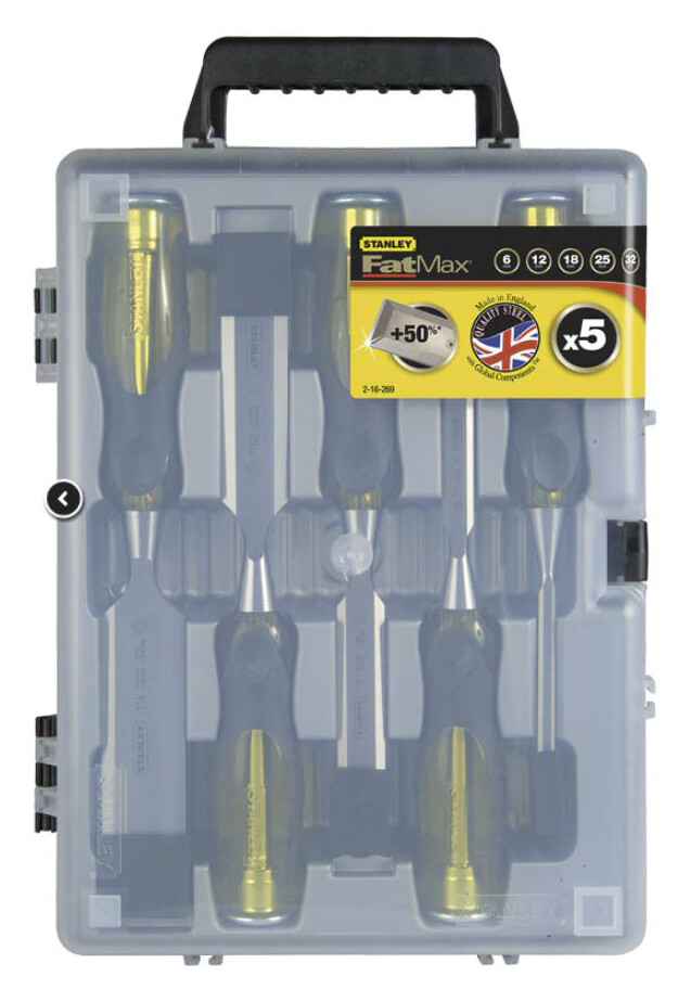 Stanley Chisel Set 5 Piece Thru Tang FATMAX 2-16-269