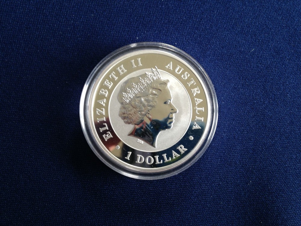 2012 Australia $1 Silver Koala Gem BU One Ounce E5976