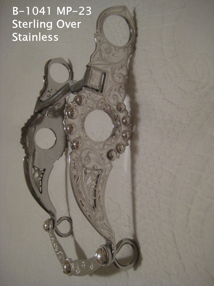 Sterling Silver Show Bit -- JT Silversmiths CUSTOM MADE BITS