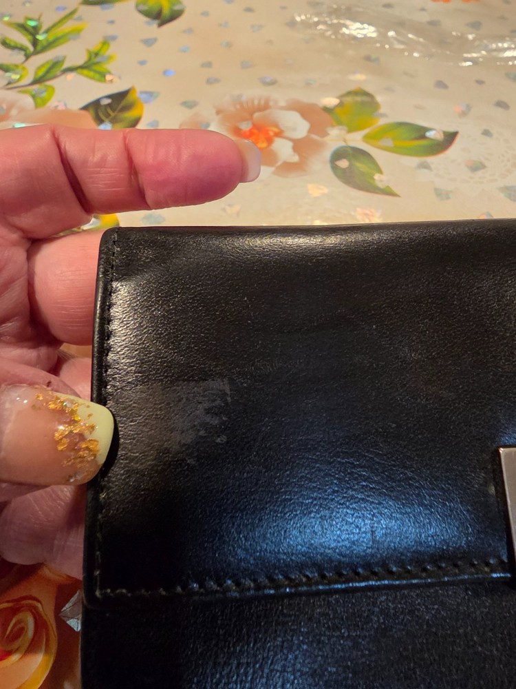 Ballys Black Leather Wallet
