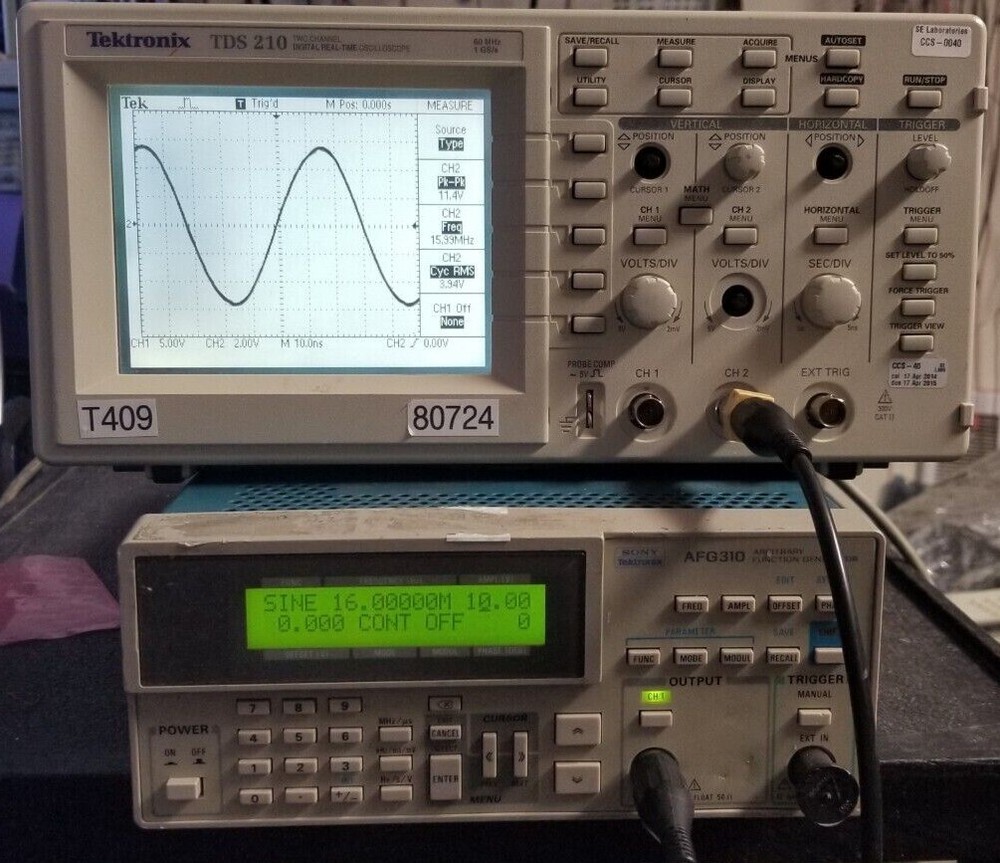 Tektronix AFG310 16MHz Arbitrary Function Generator WORKS GREAT Programmable