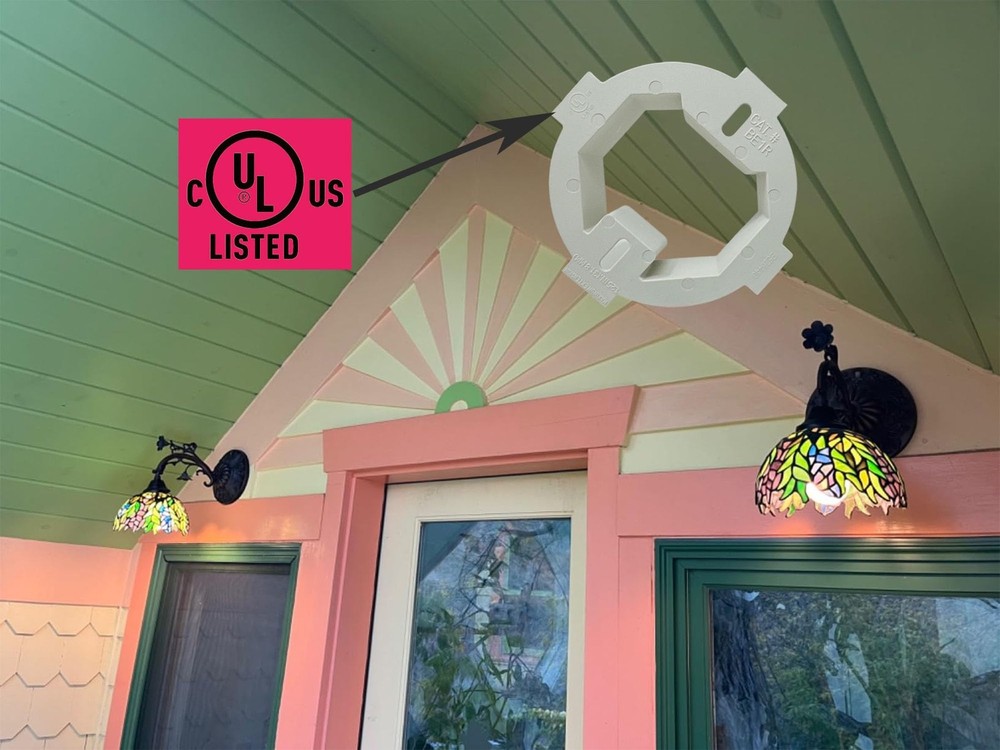 iMBAPrice IMBA-BE1R Ceiling Box Round (1 Pack), Electrical Extender