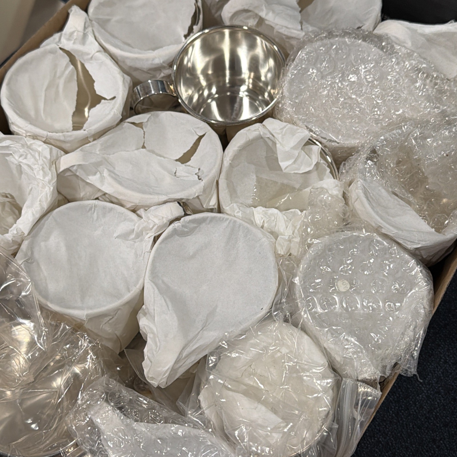 ITALY STERLING .925 Silver Baby’s Cup/Mug 64 mm/2.6 in 63gr/2.02ozt Brand new