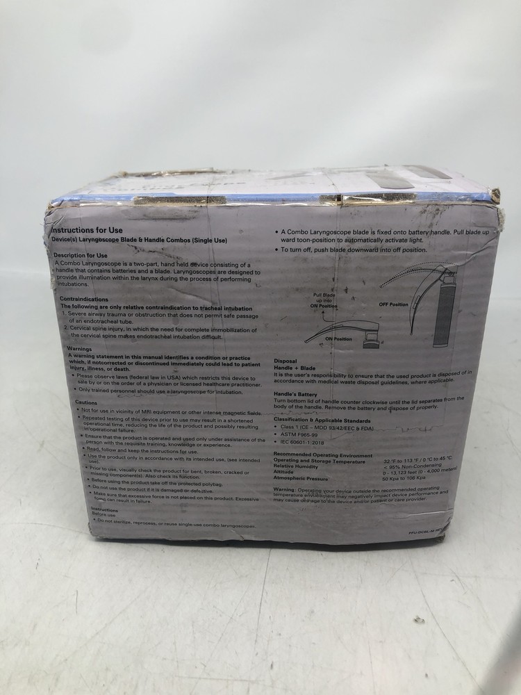 Carnegie Surgical MAC 3 + MEDIUM HANDLE LED Combo Laryngoscope