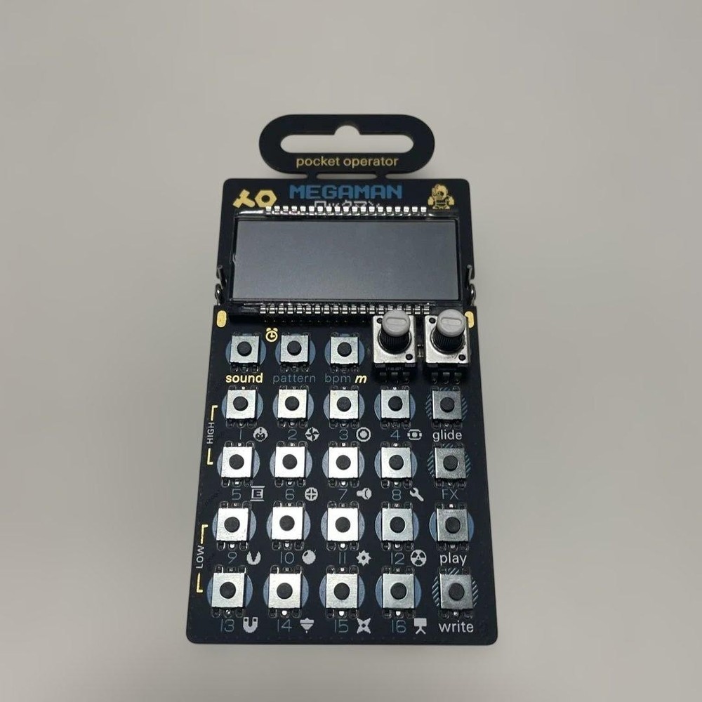 Teenage Engineering PO-128 Mega Man Pocket Operator Sampler Sequencer