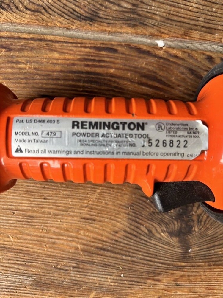 Remington Powder Actuated Tool Model #479