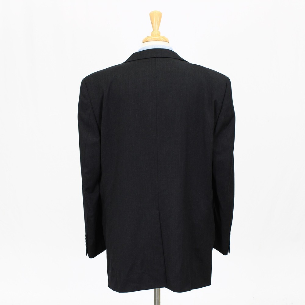 Joseph & Feiss 48L Gray Sport Coat Blazer Jacket Solid 2B Wool