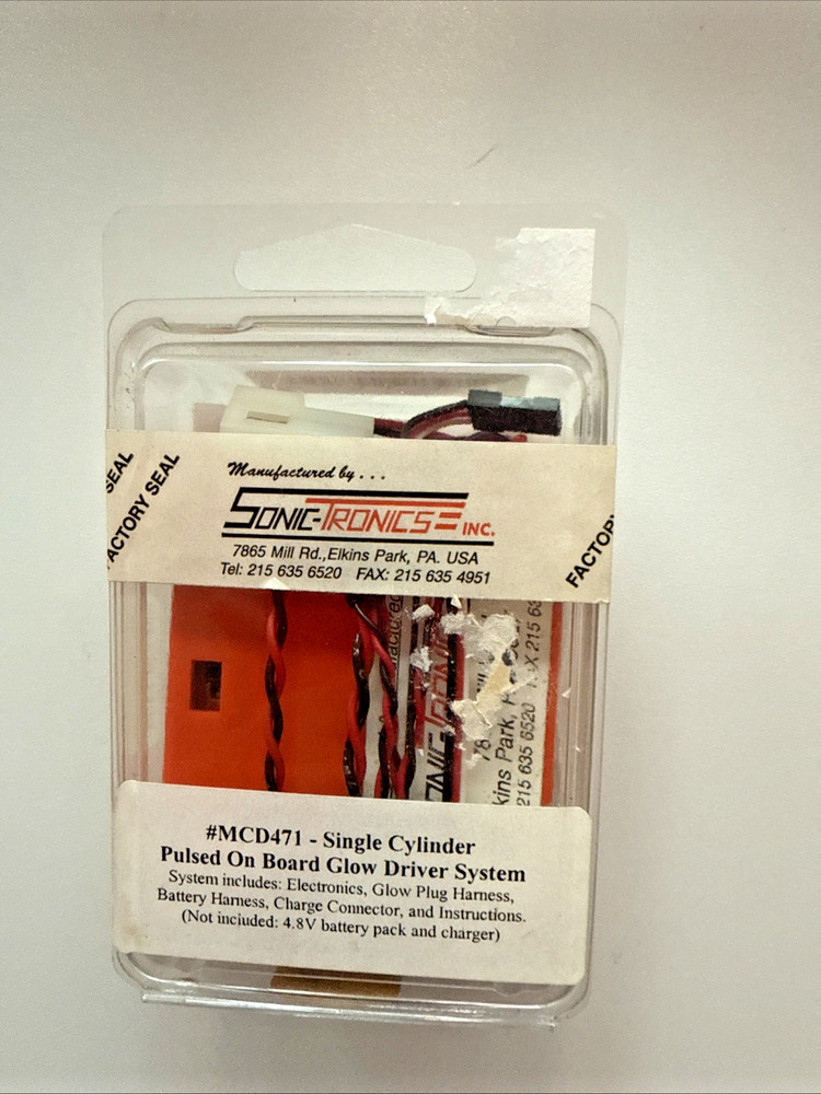 SONICTRONICS MCD471 SINGLE CYLINDER PULSED ON BOARD GLOW DRIVER SYSTEM NOS