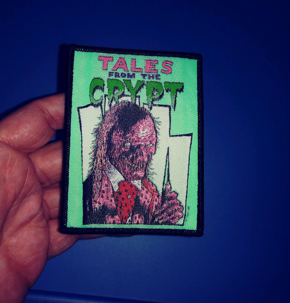 PATCH - Tales from the Crypt (woven) - Horror, comedy, Cryptkeeper keeper 80s
