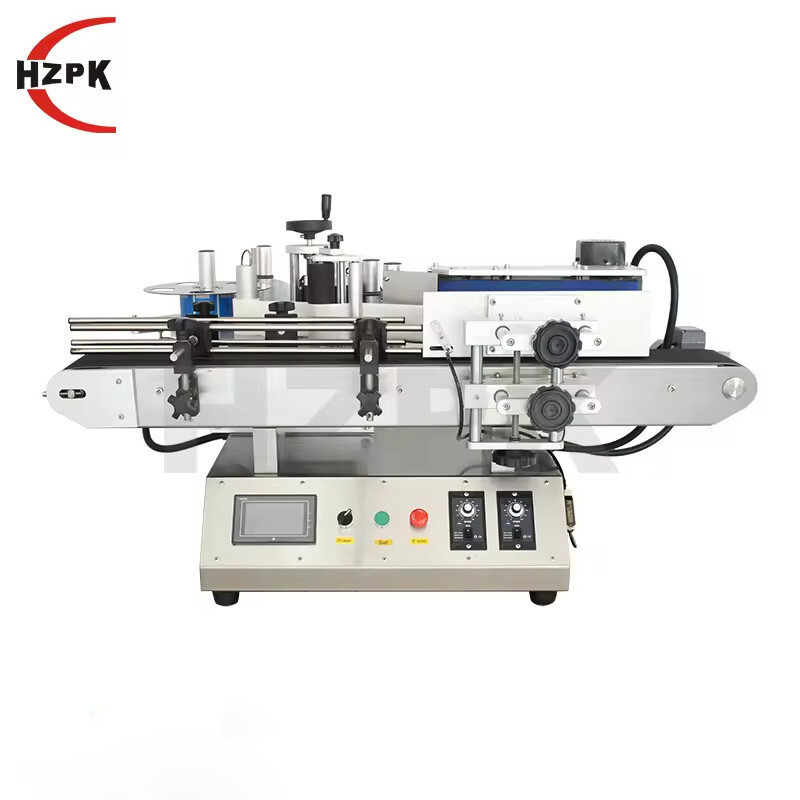 Automatic Desktop Filling Capping Labeling Machine Line Small Bottle Fill System