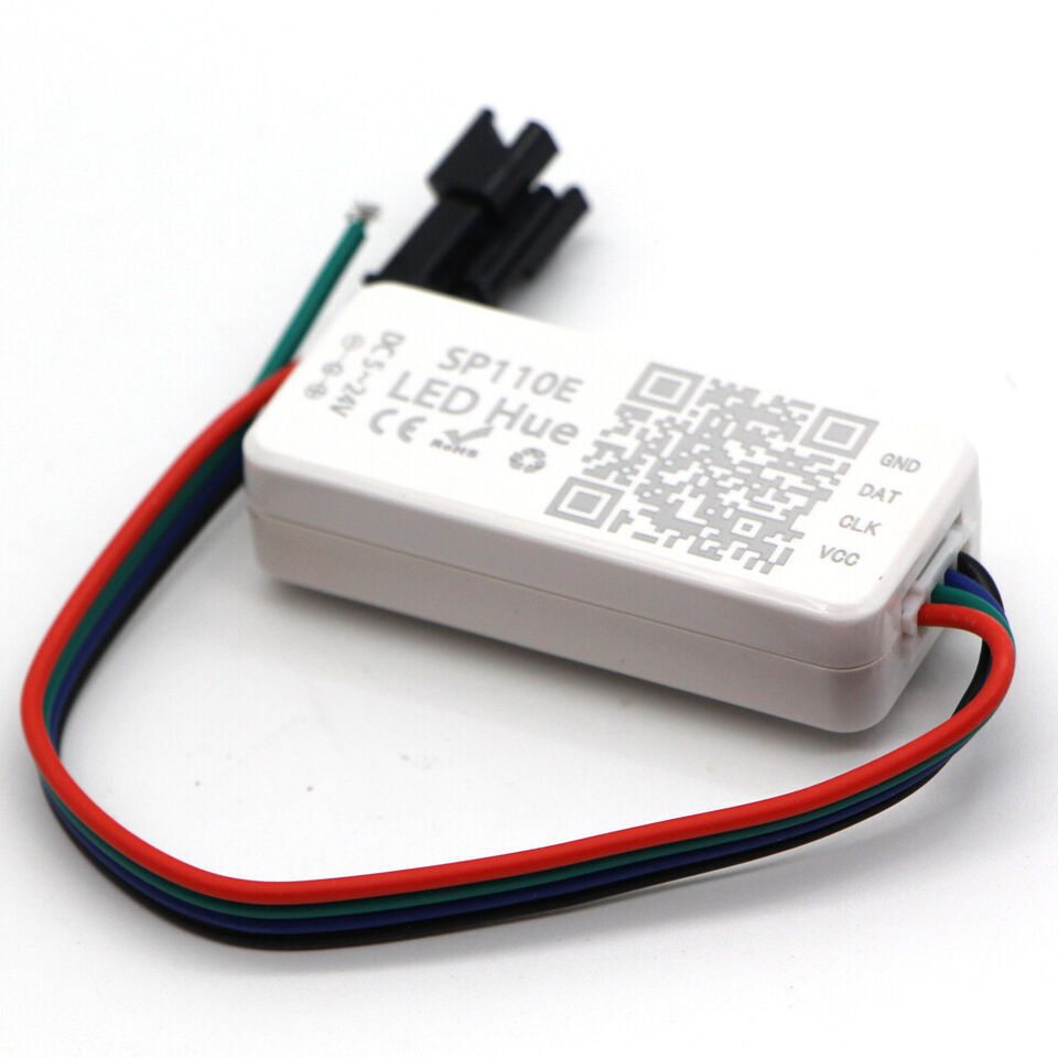 SP110E Bluetooth Controller RGB/W Lights LED Pixel Strip Smart Phone APP Control
