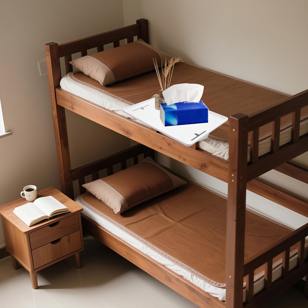 Bedside Shelf for Bunk & Loft Beds, Floating Bed Side Organizer Shelf with Ca...