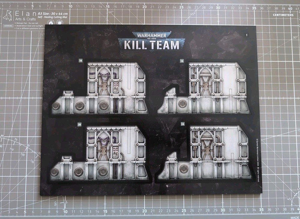 Warhammer 40K Kill Team Starter Set MDF Terrain Ruins