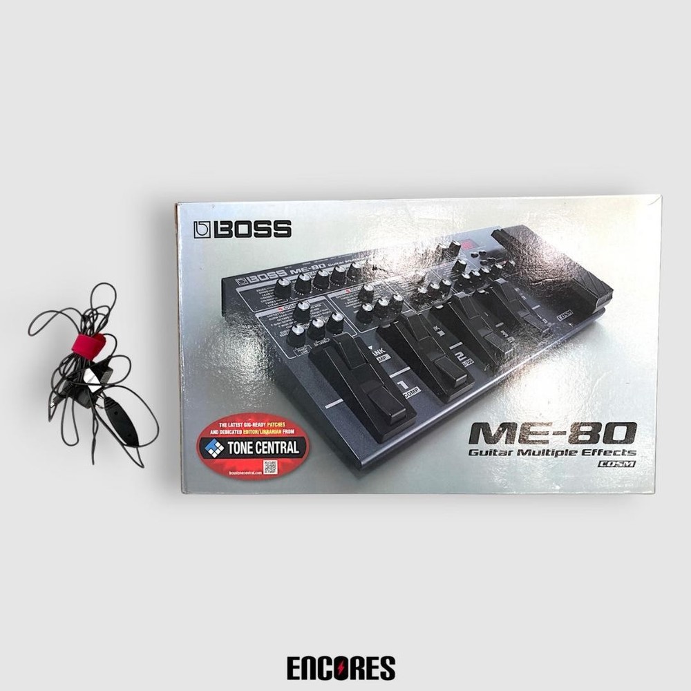 BOSS ME-80 Guitar Multiple Effects Processor with Box and Adapter