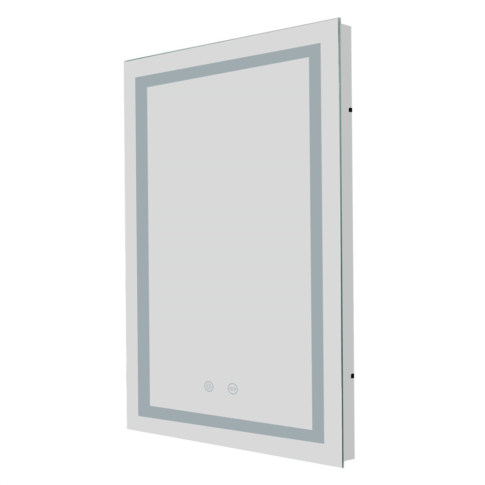 LED Illuminated Bathroom Mirror Wall Mounted Vanity Mirror Explosion-proof Smart