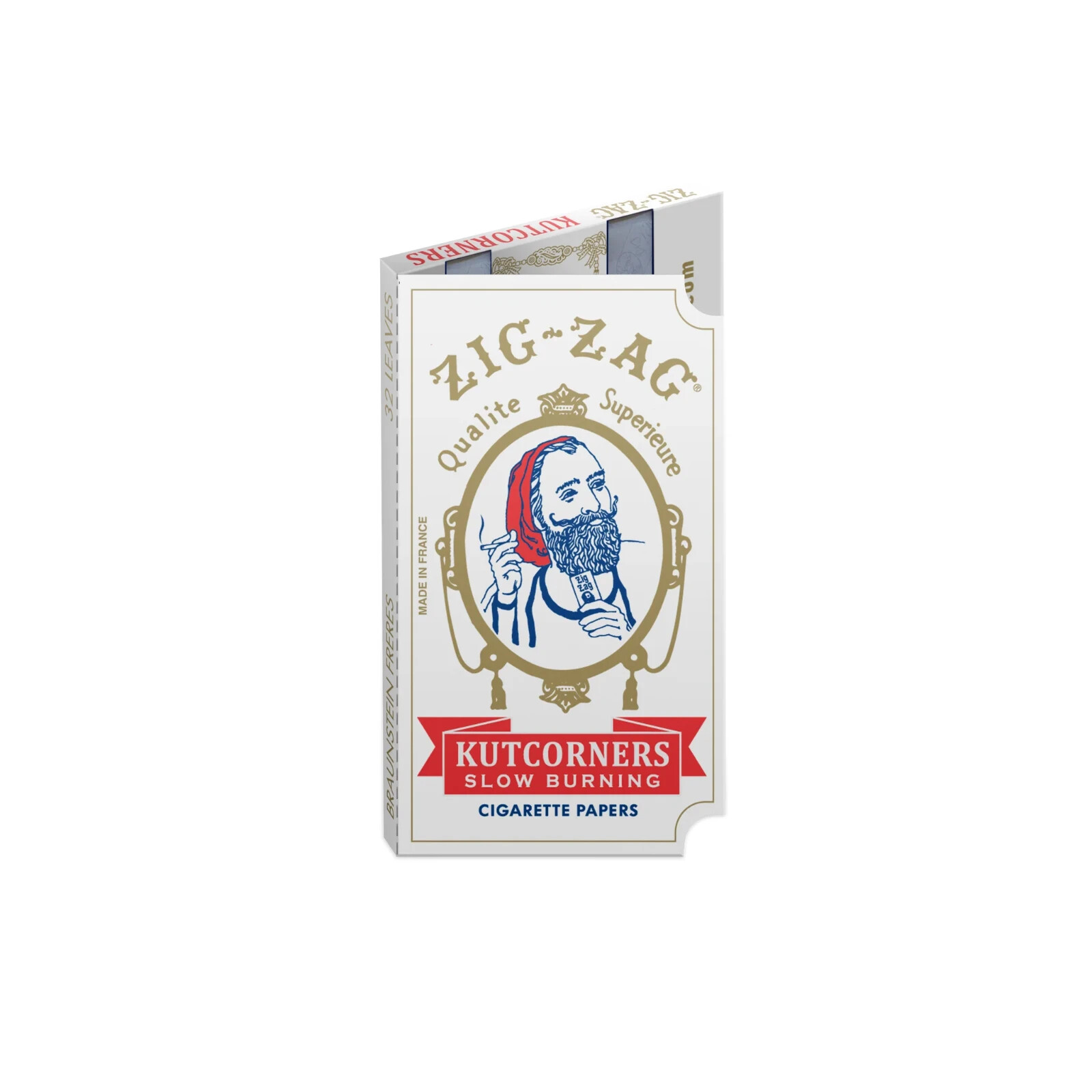 😎ZIG ZAG KUTCORNERS💛ROLLING CIGARETTE PAPER SLOW BURNING💙24 BOOKLETS🧡