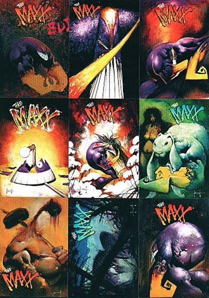 MAXX (WILDSTORM) 1996 EMBOSSED SET (9) SAM KEITH ART