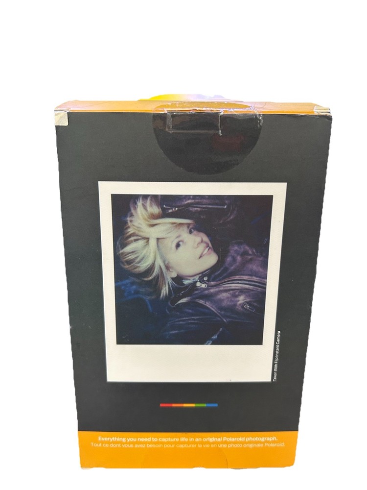 Polaroid Flip Instant Camera Black Includes 8 Instant Photos Model Flip
