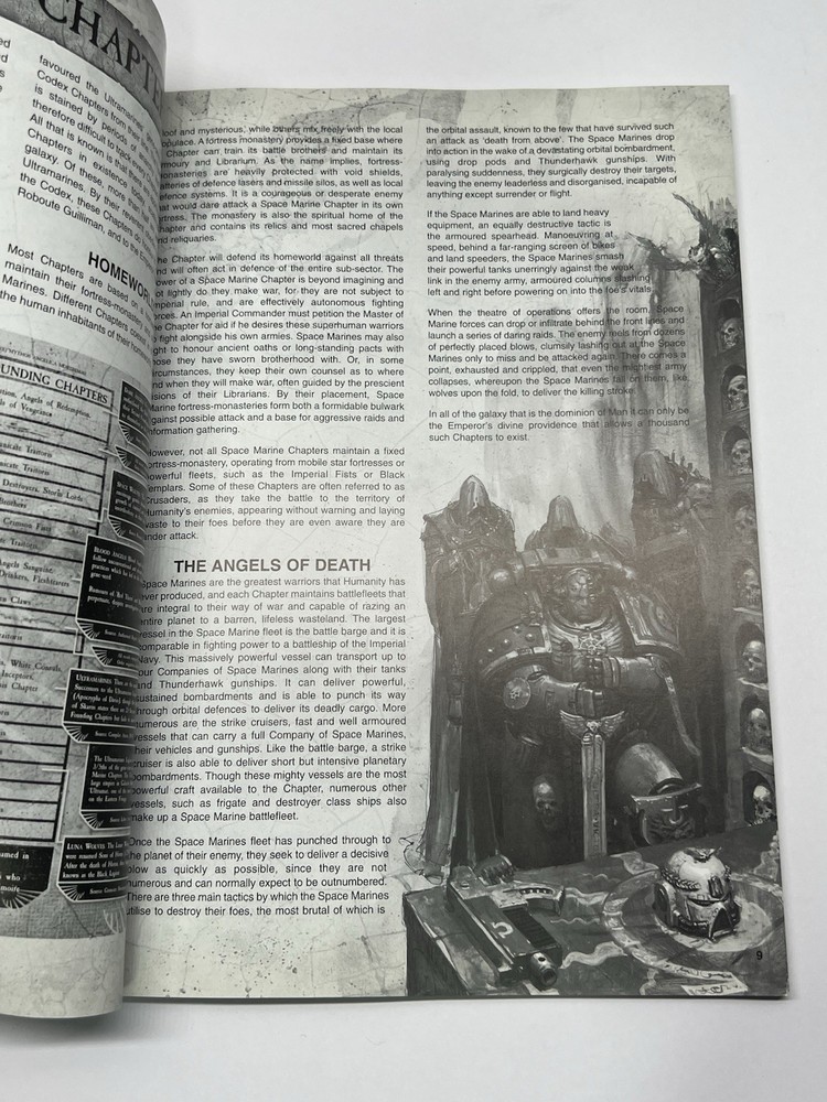 Games Workshop Warhammer 40k Space Marines Codex 4th edition Paperback
