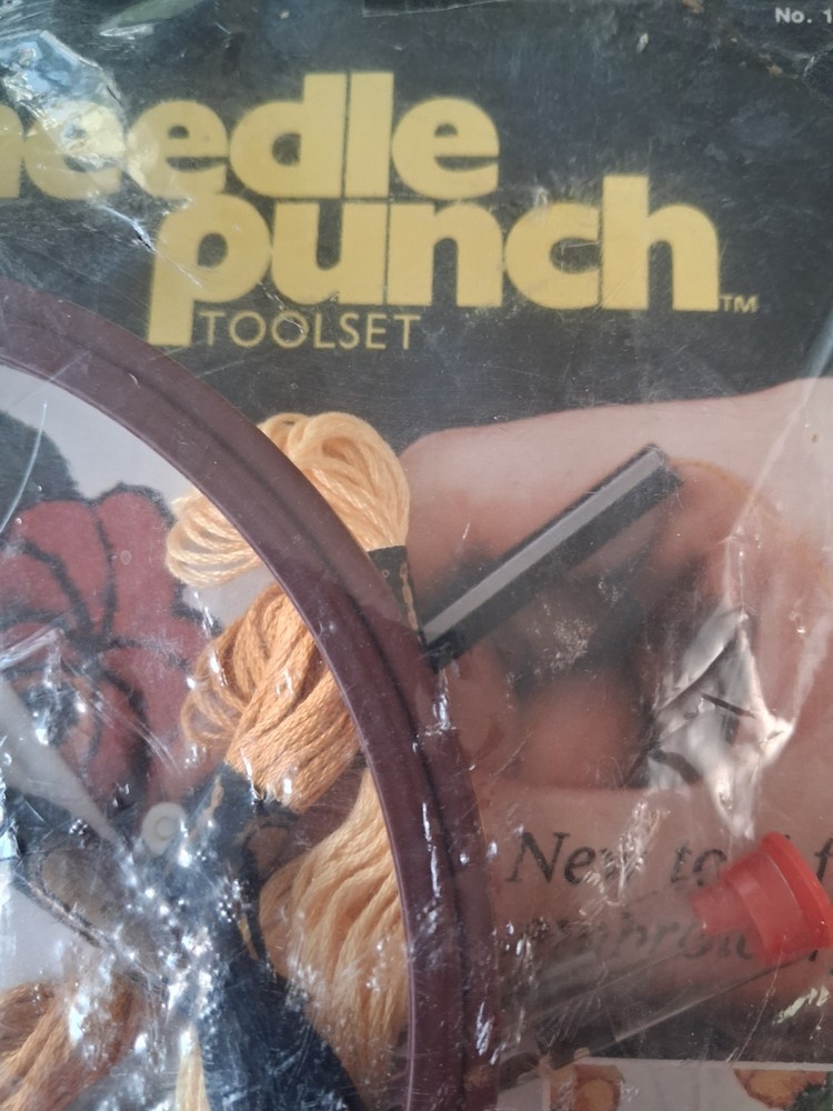 Needle Punch Tool Set Vintage Unopened