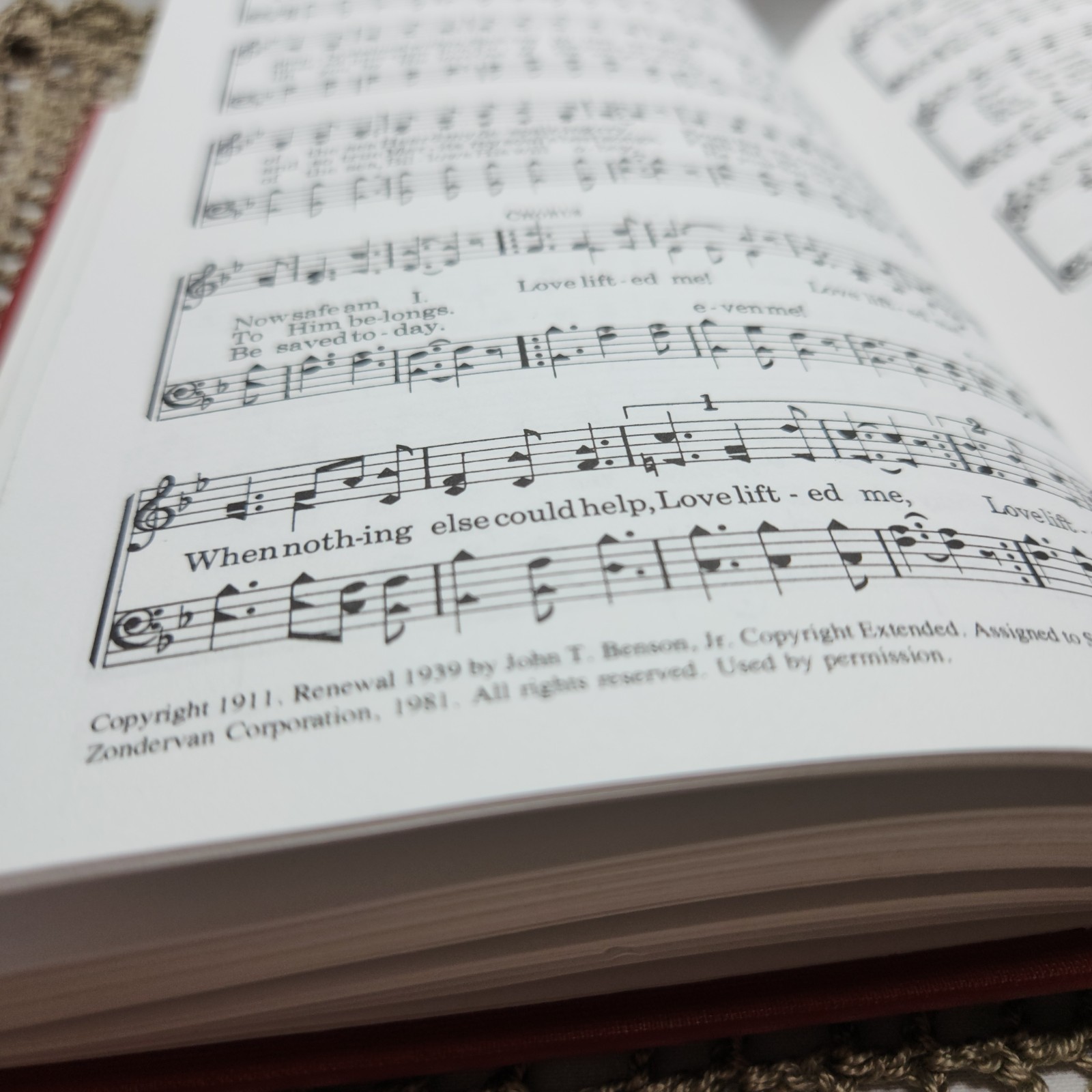 Vintage 1976 Great Gospel Songs And Hymns Red Hardcover Shape Note Edition