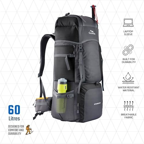 60 Ltr Rucksack Black