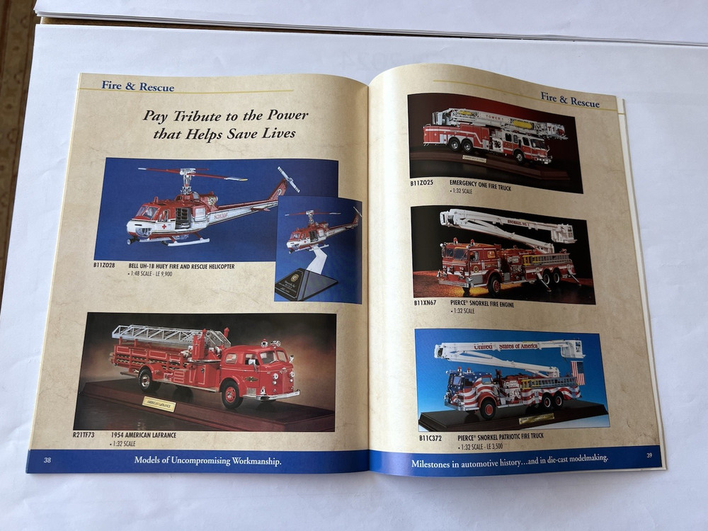 2005 FRANKLIN MINT Die-Cast Precision Replicas Catalog