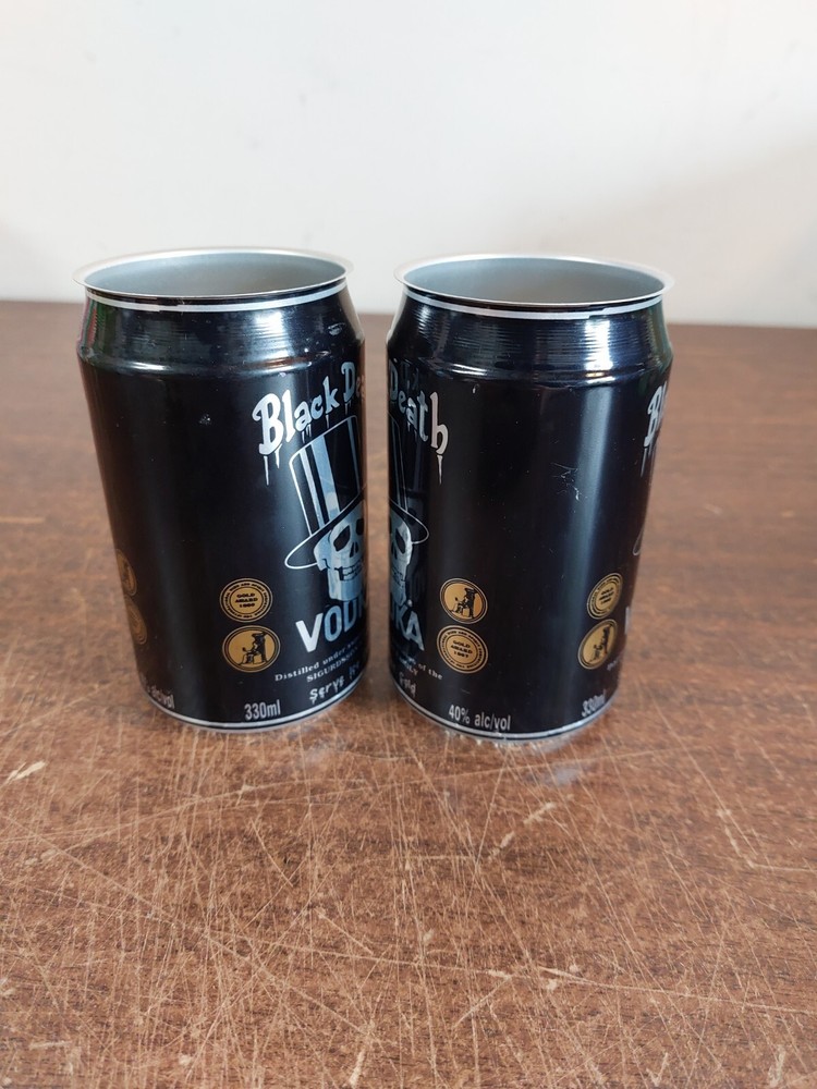 BLACK DEATH VODKA Slash AC/DC 330ml Empty Can