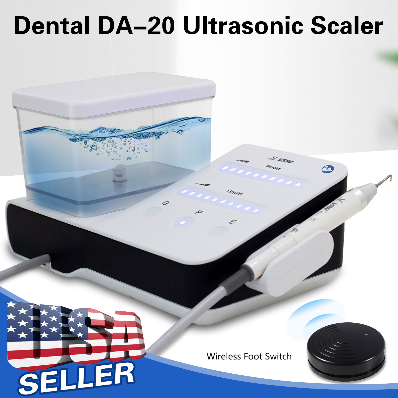 LED Dental Ultrasonic Piezo Scaler Handpiece Bottle Fit EMS Cavitron Woodpecker