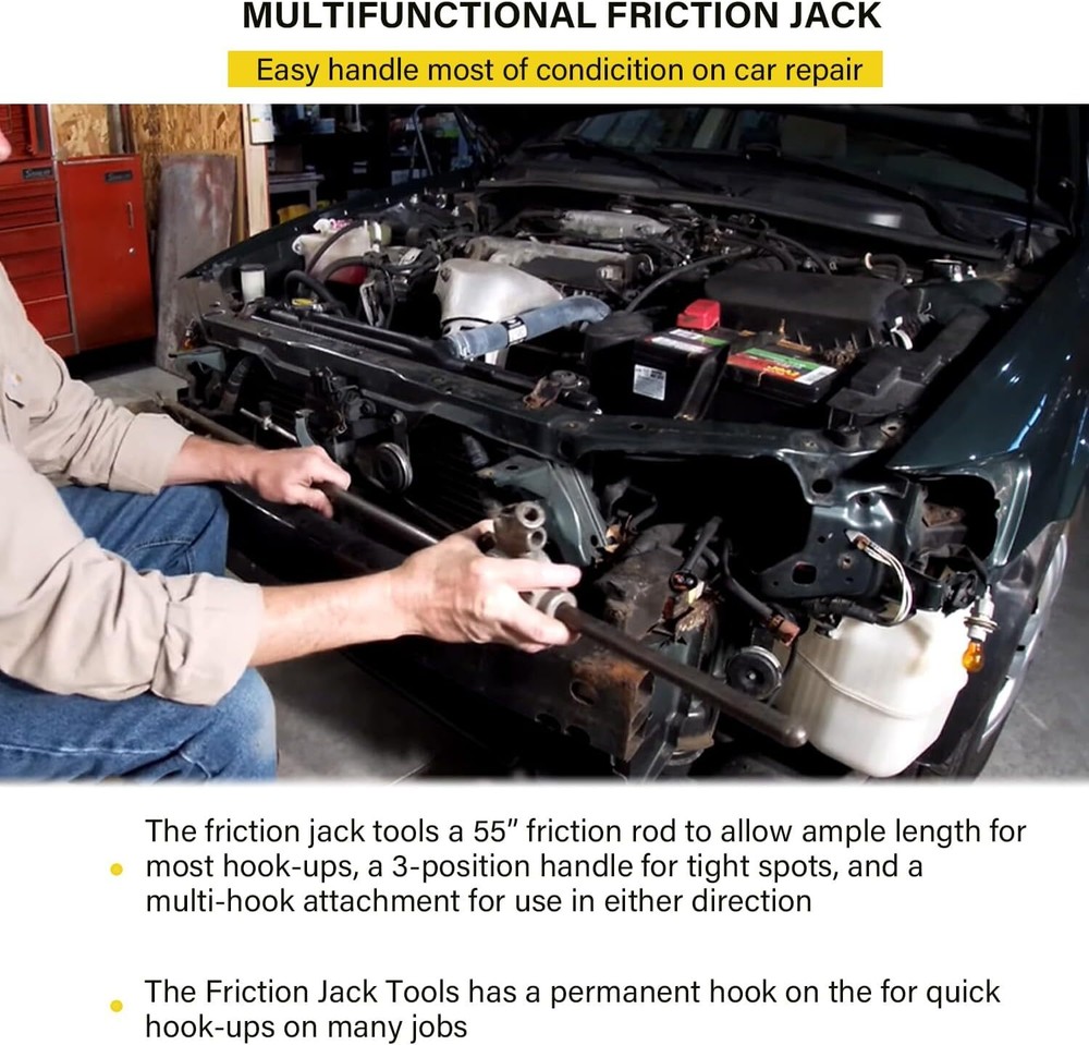 77043 Monkey-On-A-Stick Jack For Push, Pull, Align & Straighten Operation 55Inch