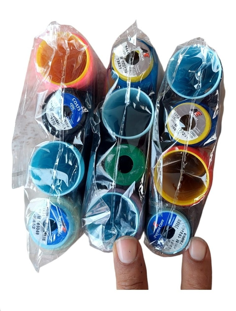 8 colors cone thread for all purpose thread bobbin 10CM*3CM